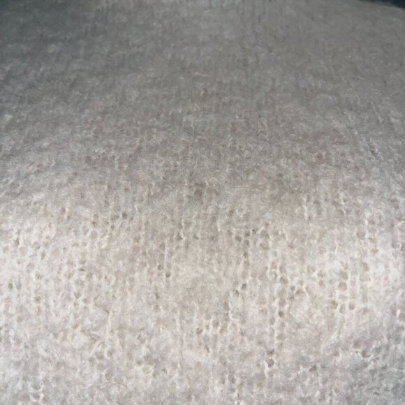 MADEWELL ALPACA BLEND CREAM TURTLE NECK NUBBY KNIT SWEATER - EUC - SIZE S - Picture 4 of 14